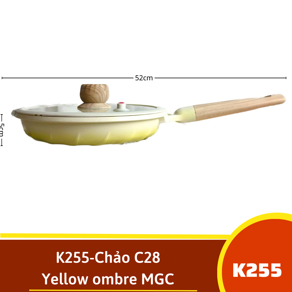 K255-Chảo C28 Yellow ombre MGC