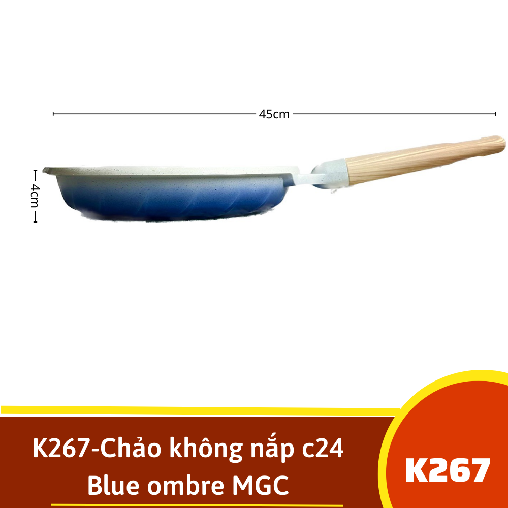K267-Chảo không nắp c24 Blue ombre MGC