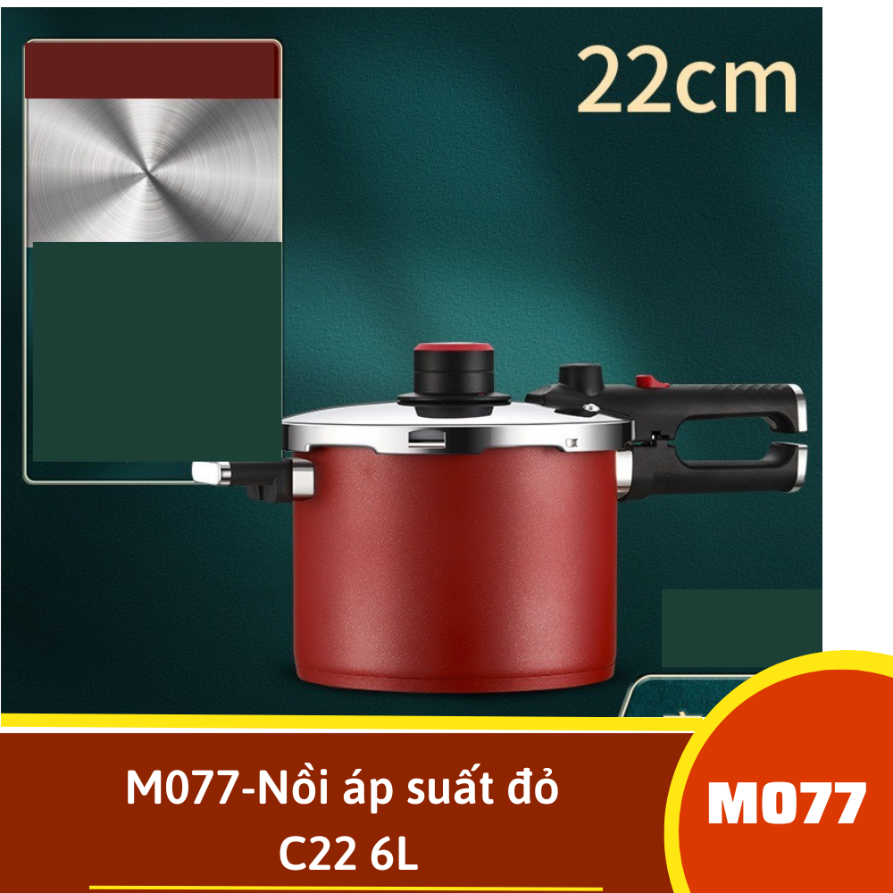 M077-Nồi áp suất đỏ C22 6L