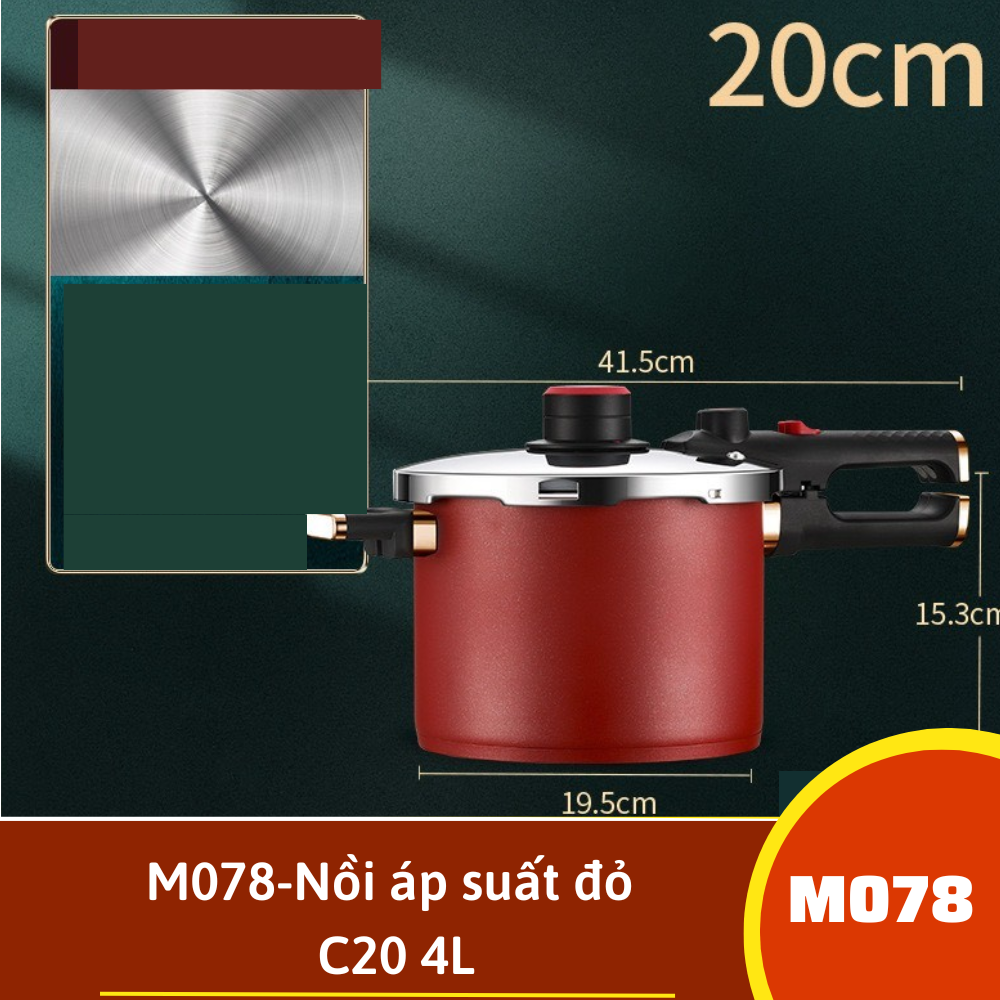 M078-Nồi áp suất đỏ C20 4L