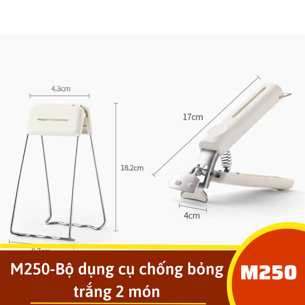 M250-Bộ dụng cụ chống bỏng trắng 2 món