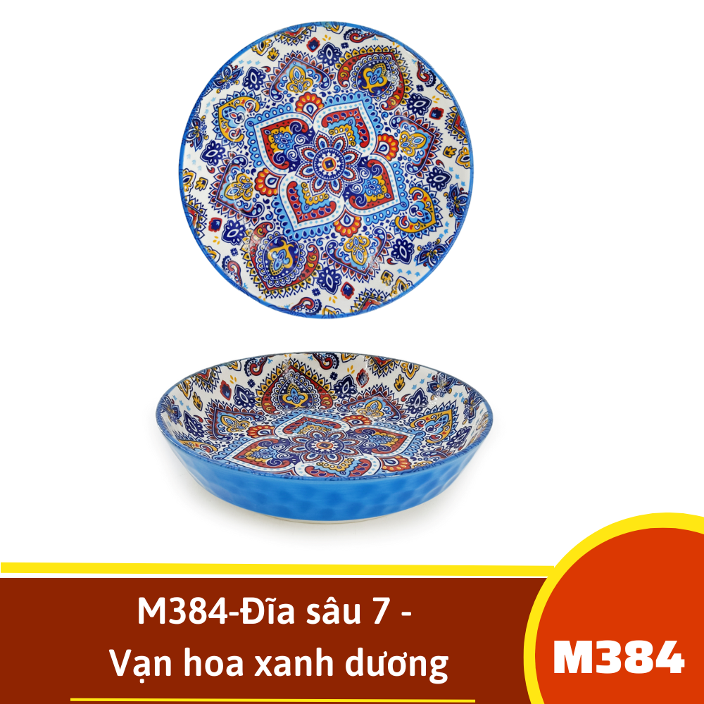M384-Đĩa sâu 7 - Vạn hoa xanh dương