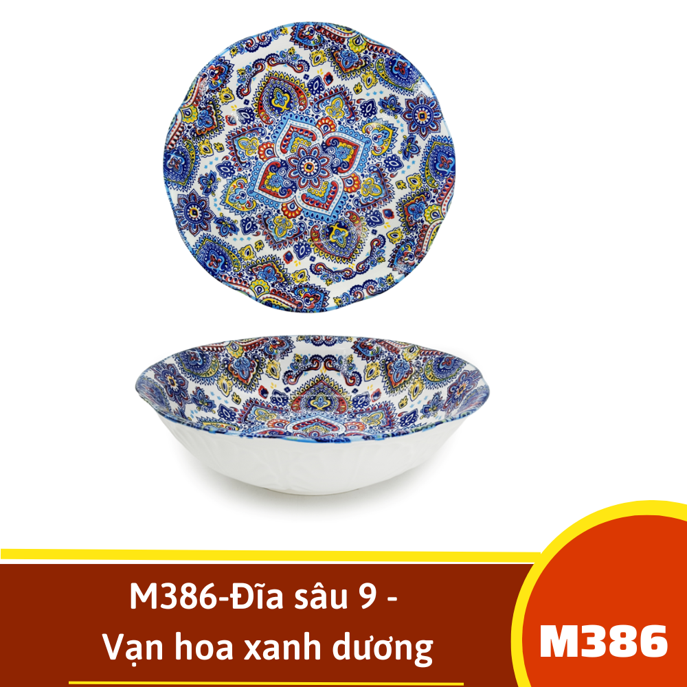 M386-Đĩa sâu 9 - Vạn hoa xanh dương