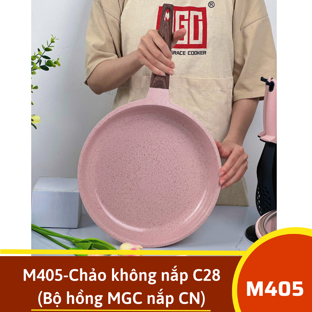 M405-Chảo không nắp C28 (Bộ hồng MGC nắp CN)