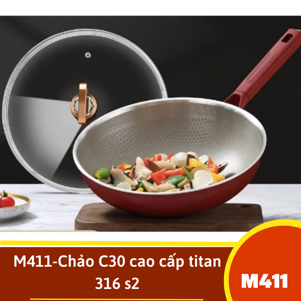 M411-Chảo C30 cao cấp titan 316 s2