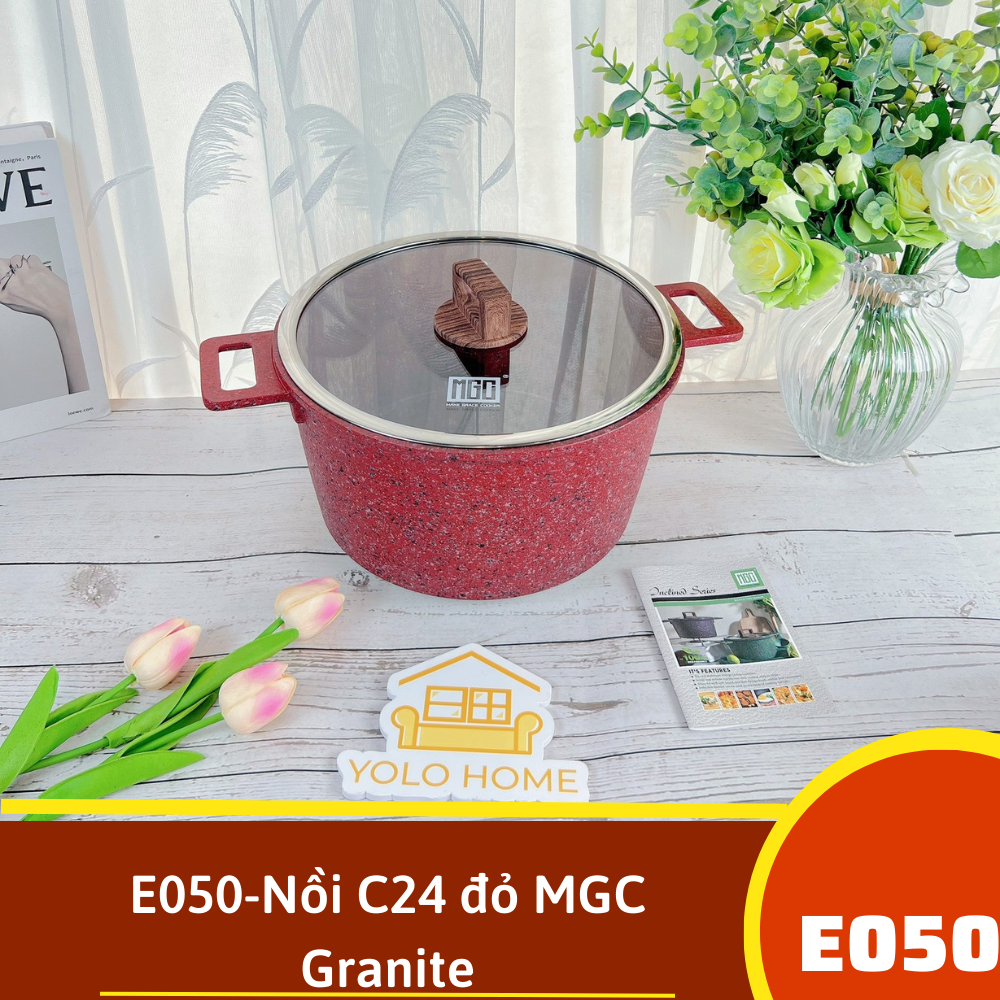 E050-Nồi C24 đỏ MGC Granite