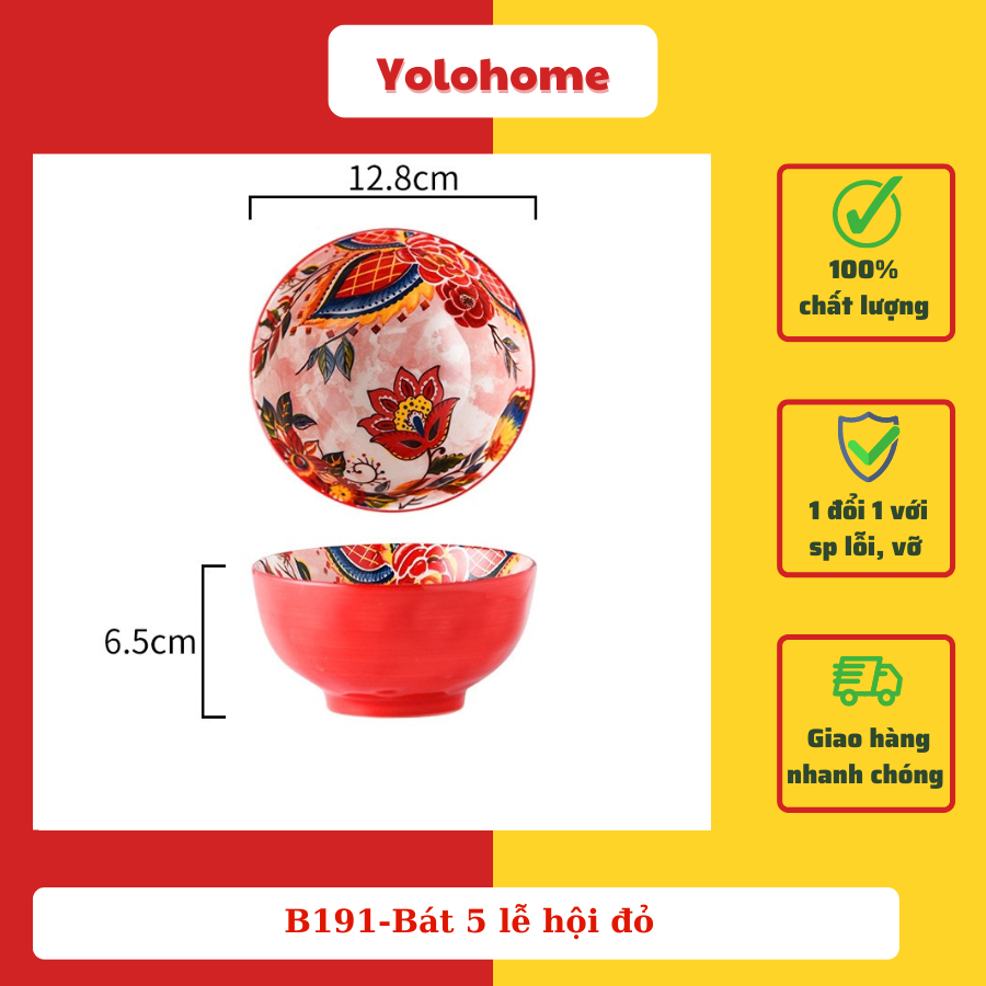 B191-Bát 5 lễ hội đỏ