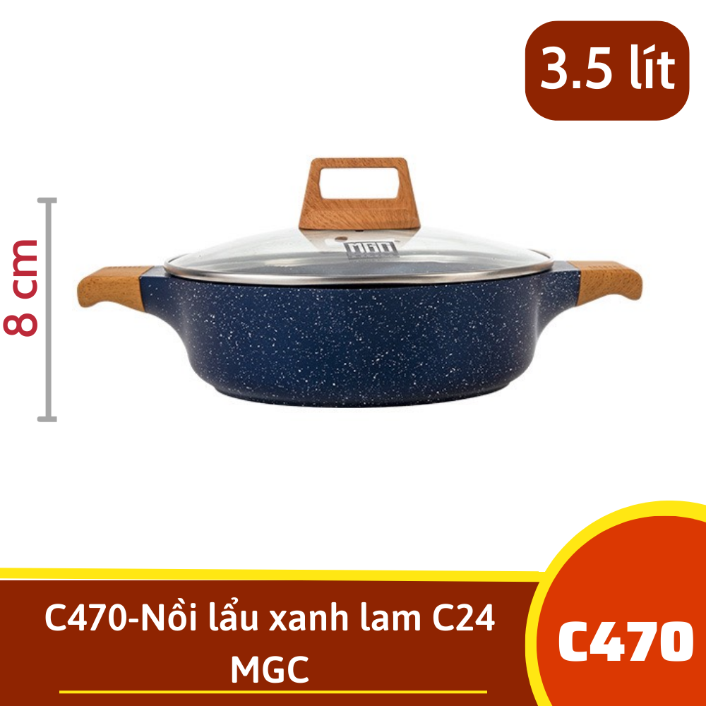 C470-Nồi đa năng C24 xanh lam MGC