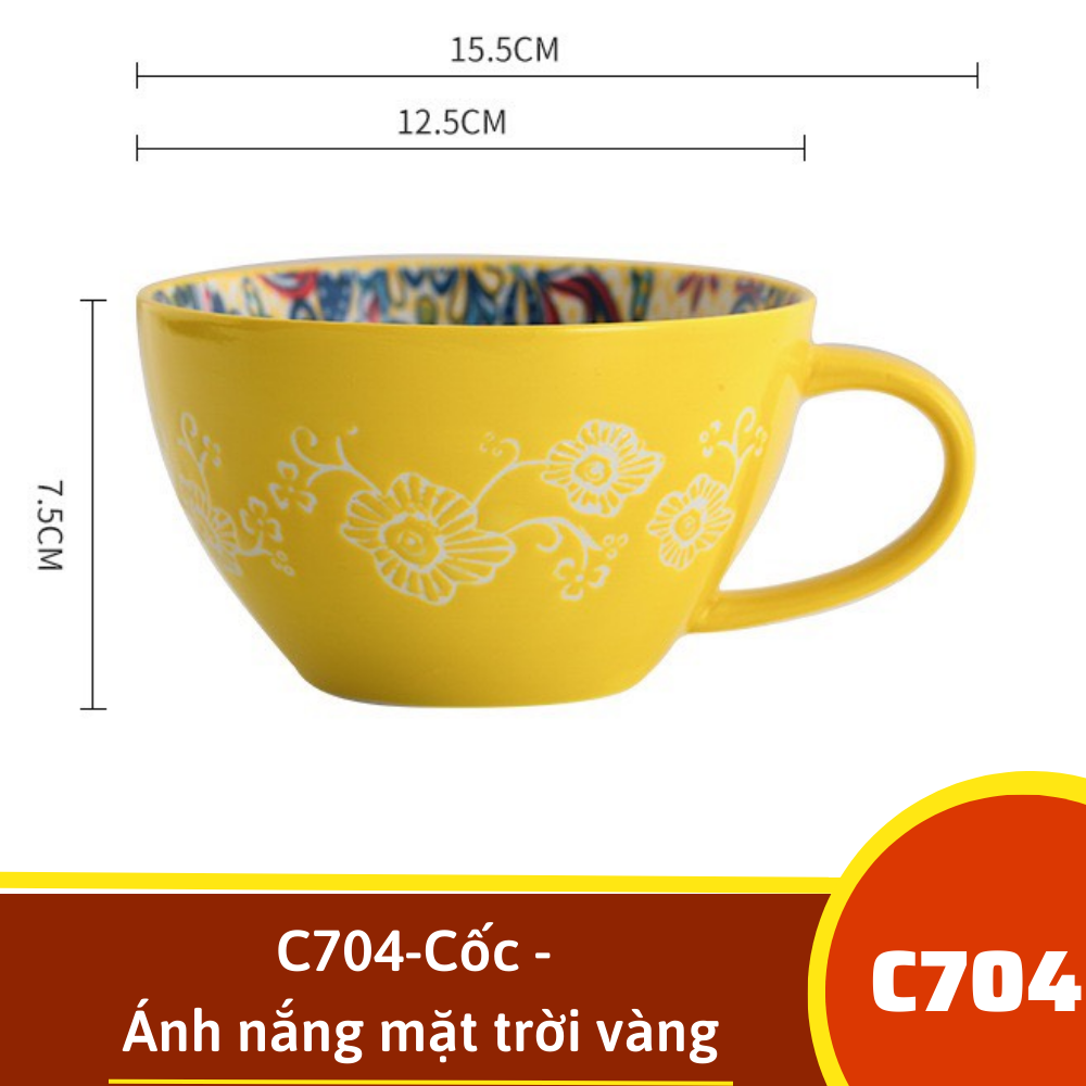 C704-Cốc - Ánh nắng mặt trời vàng