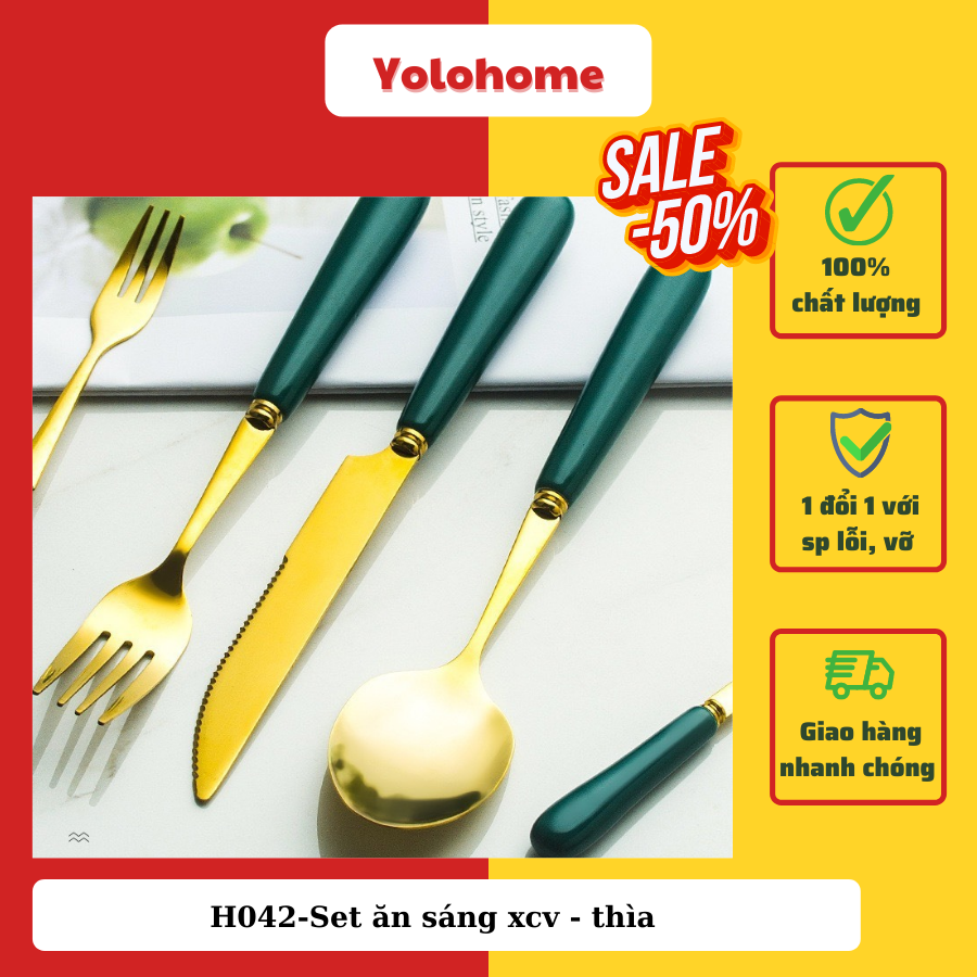 Set ăn sáng xcv - thìa