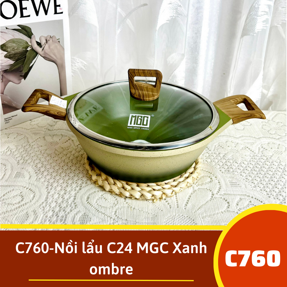 C760-Nồi đa năng C24 MGC Xanh ombre