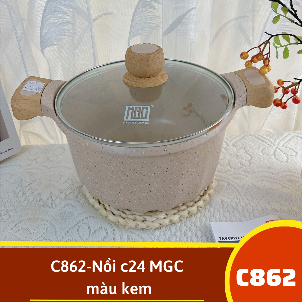 C862-Nồi c24 màu kem MGC