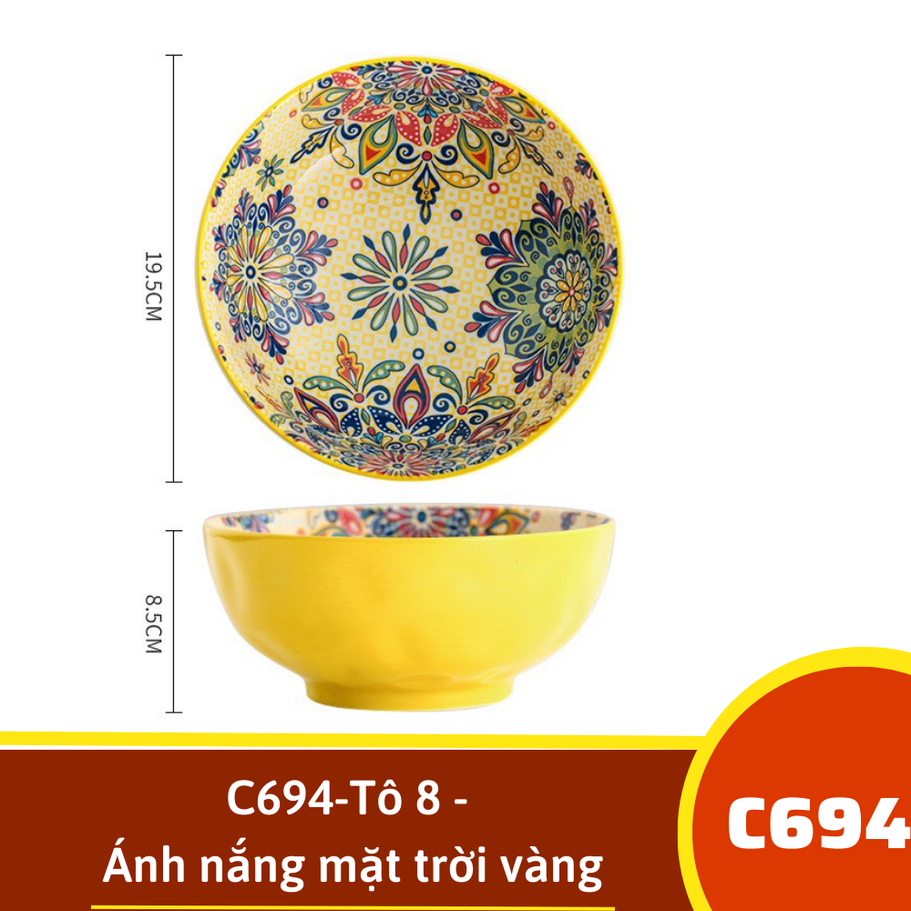 C694-Tô 8 - Ánh nắng mặt trời vàng