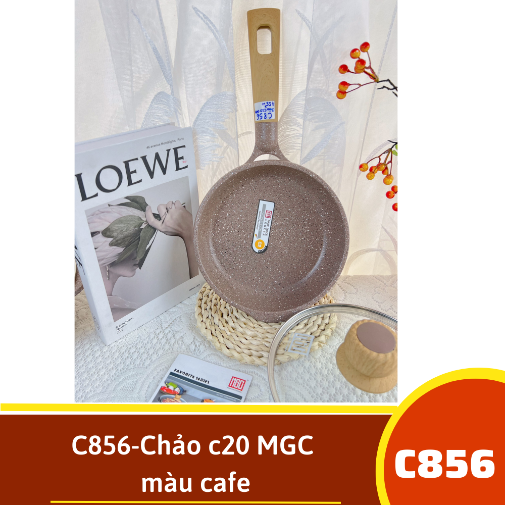C856-Chảo c20 màu cafe MGC