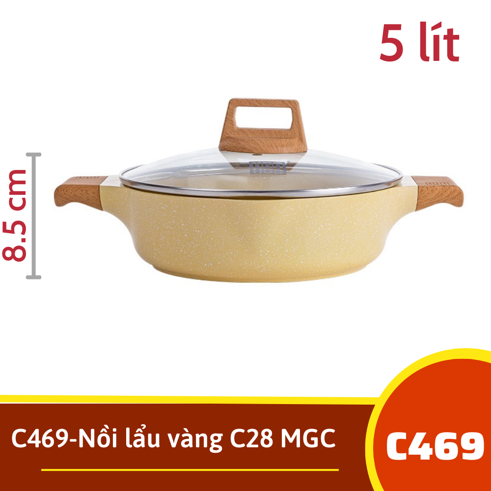 C469-Nồi đa năng C28 vàng MGC