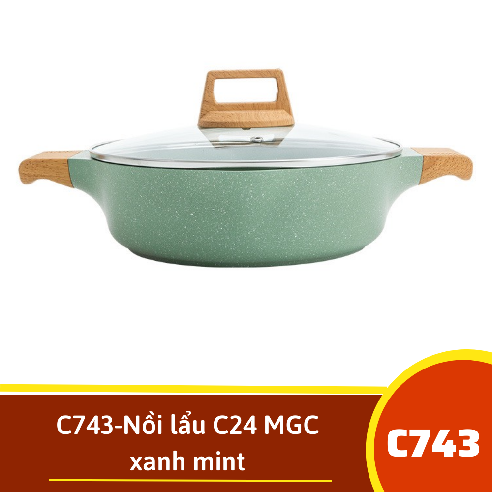 C743-Nồi đa năng C24 xanh bơ MGC