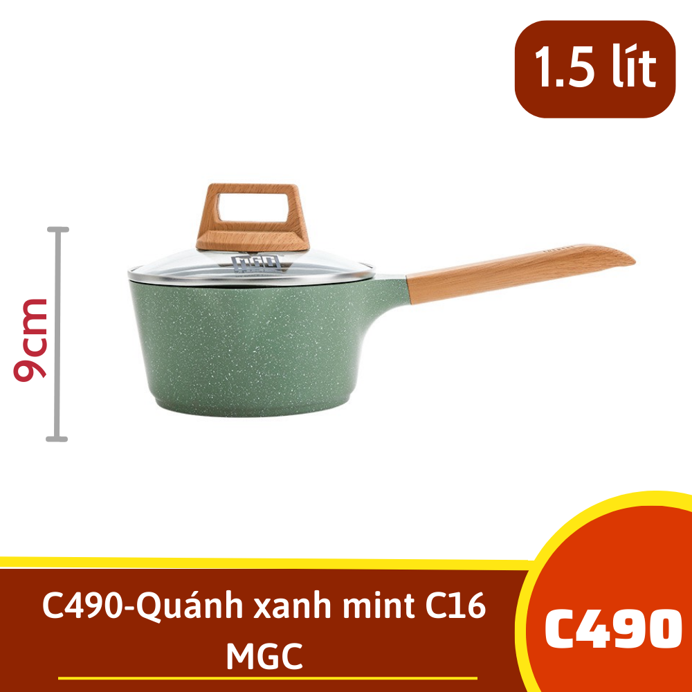 C490-Nồi quánh C16 xanh bơ MGC