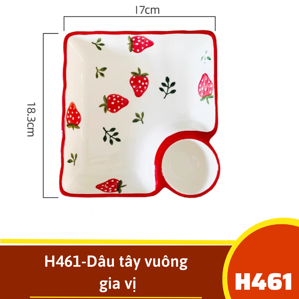 H461-Dâu tây vuông gia vị