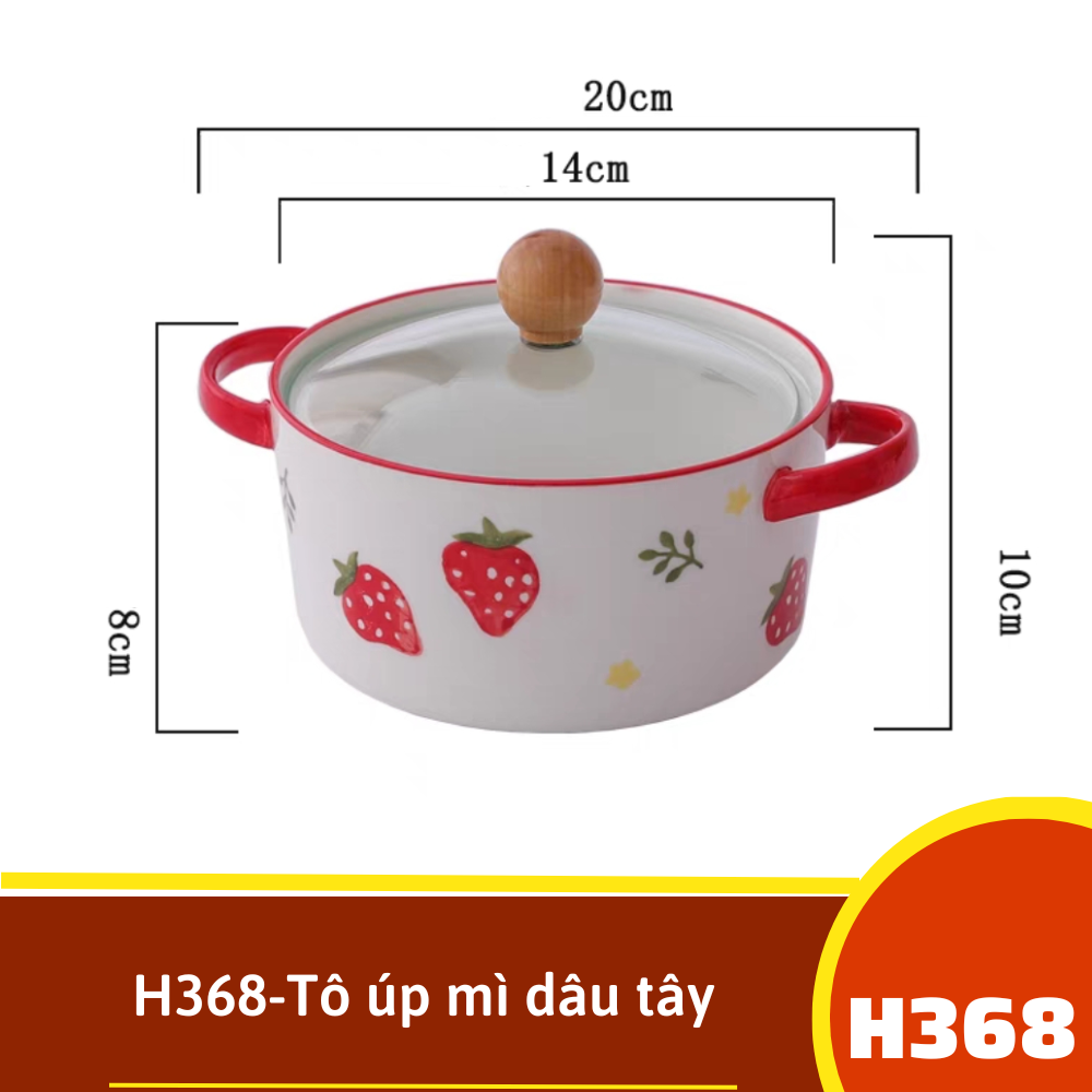 h368 Tô mì dâu tây