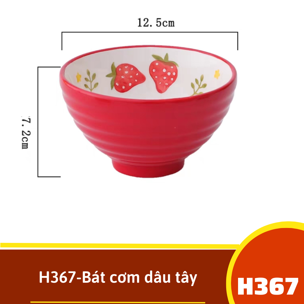 Bát cơm dâu tây
