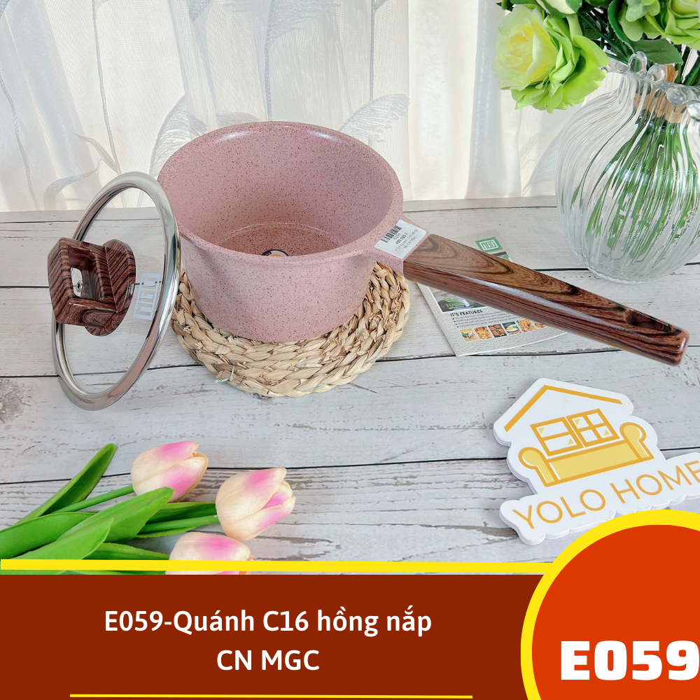 E059-Quánh C16 hồng MGC nắp CN