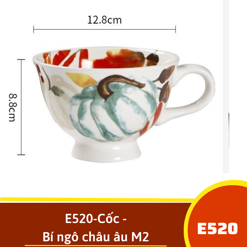 E520-Cốc - Bí ngô châu âu M2