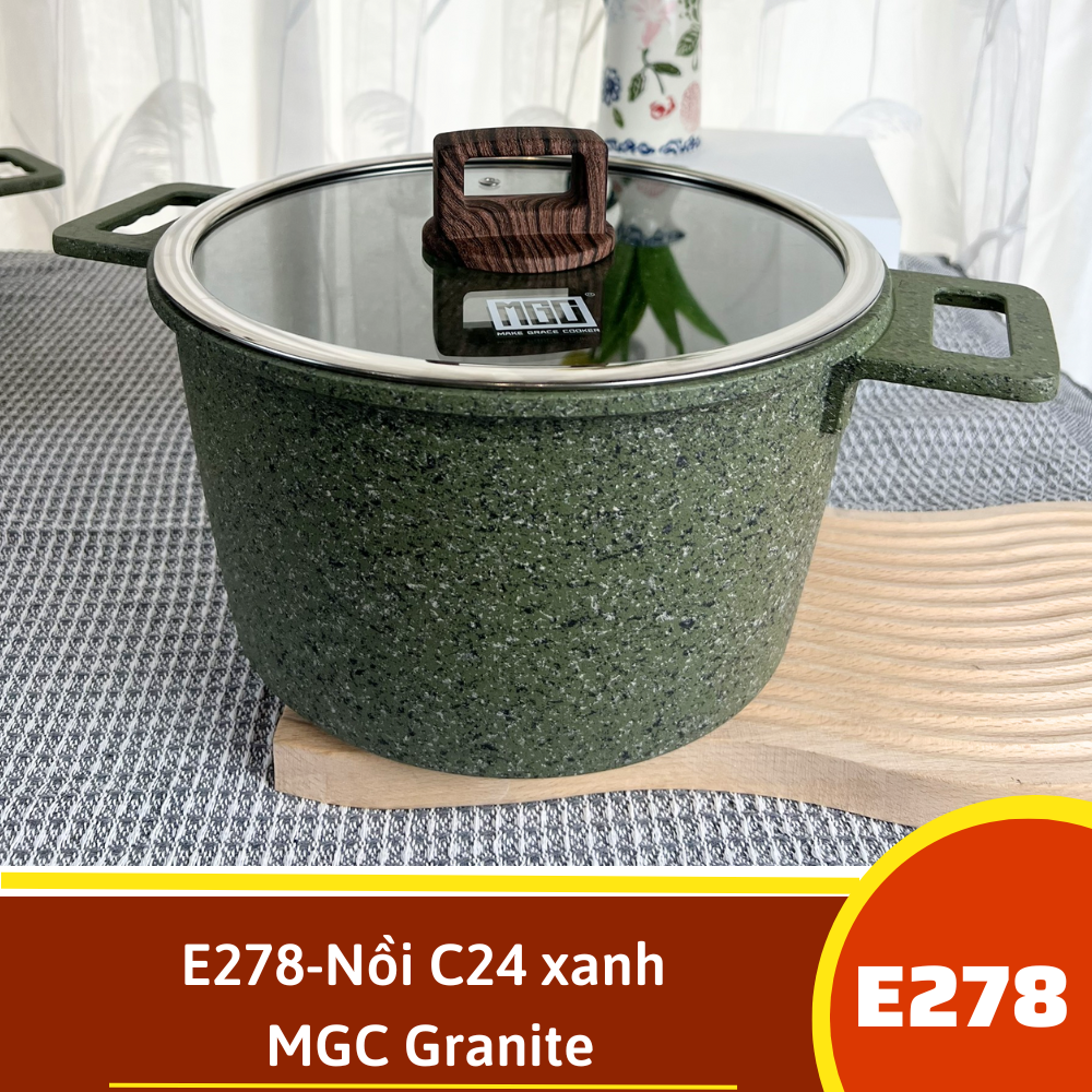 E278-Nồi C24 xanh MGC Granite