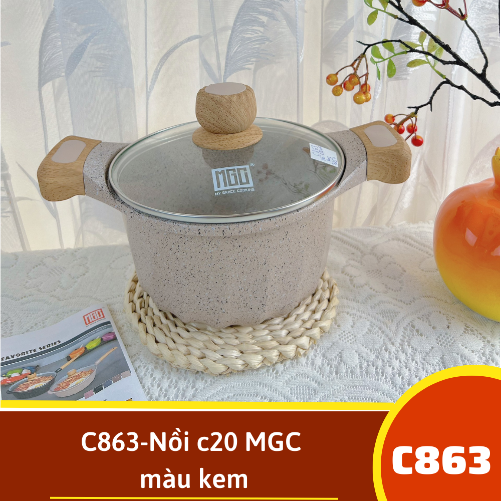 C863-Nồi c20 màu kem MGC