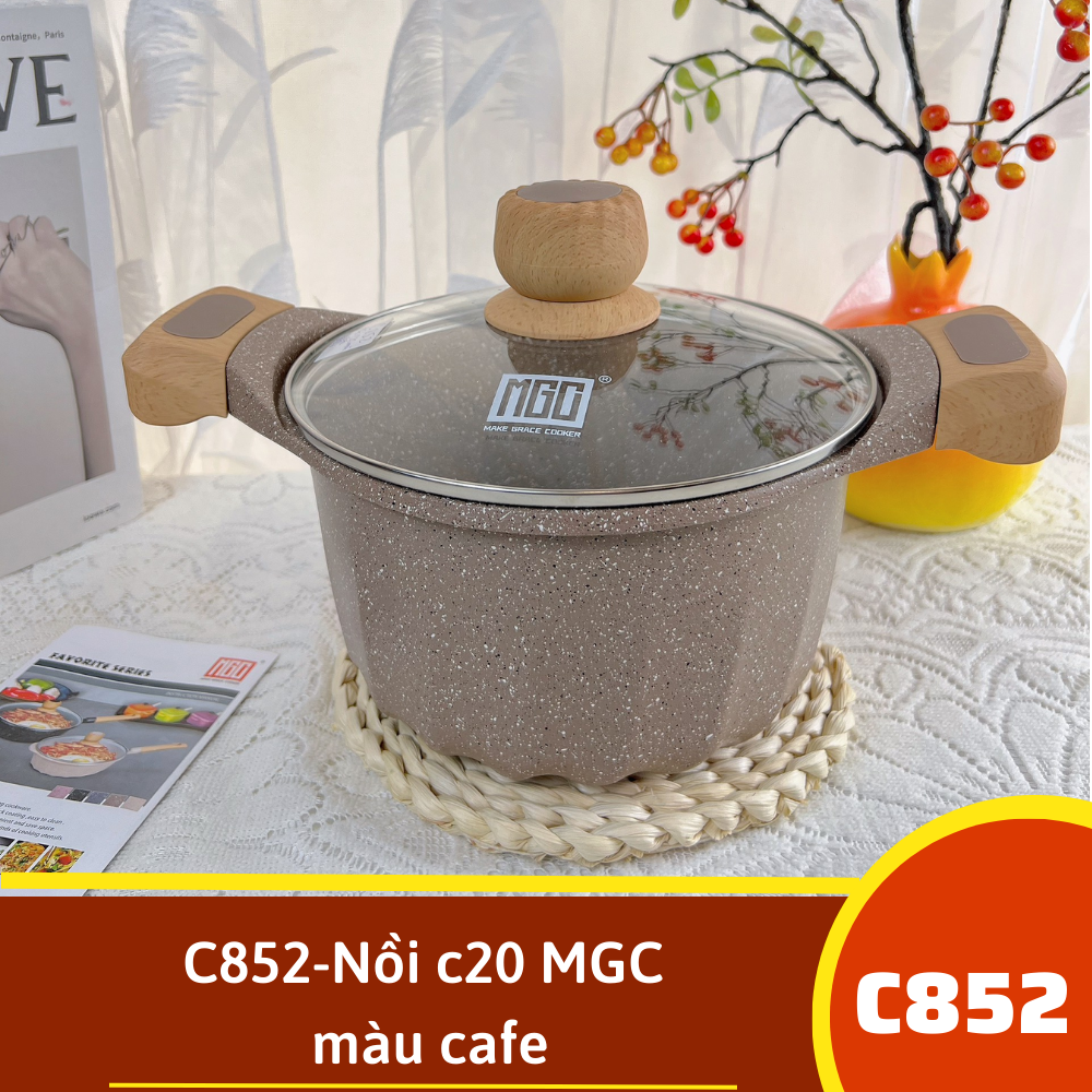 C852-Nồi c20 màu cafe MGC