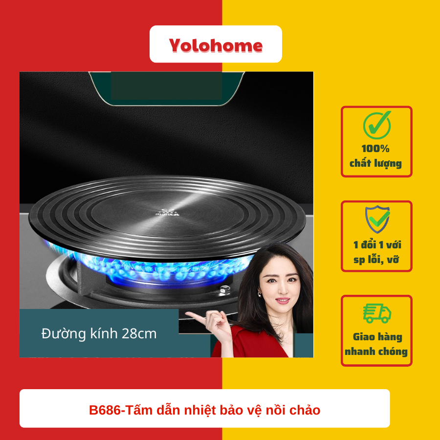 B686-Tấm dẫn nhiệt bảo vệ  nồi chảo