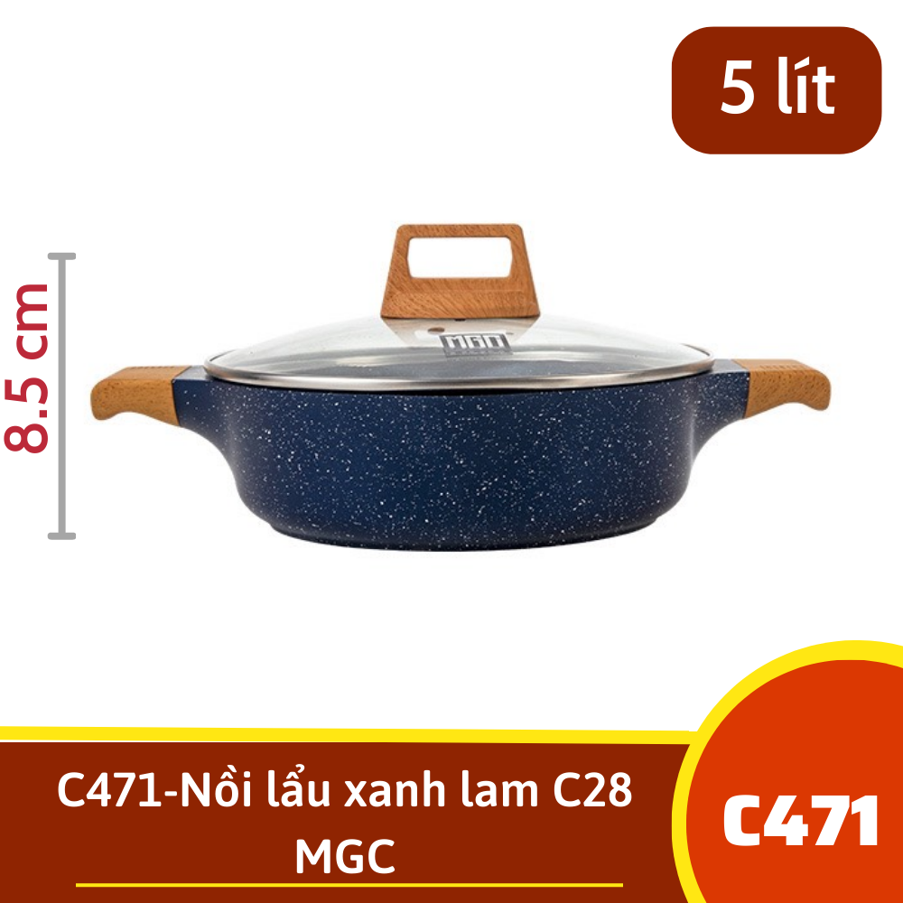 C471-Nồi đa năng C28 xanh lam MGC