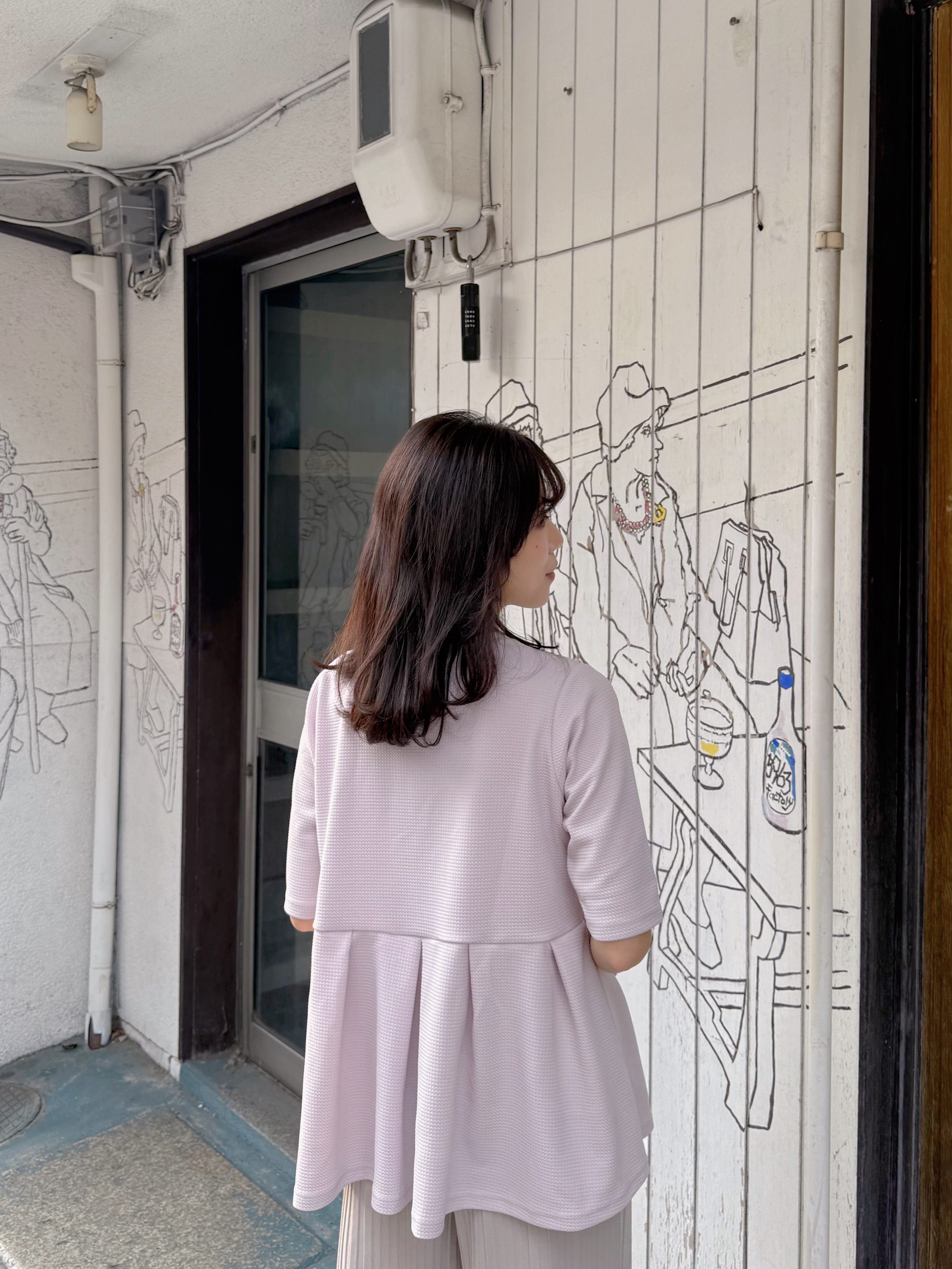 2色•傘擺寬鬆Tee