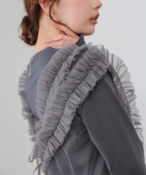 SpecialPrice•3色•2Way前後紗紗上衣