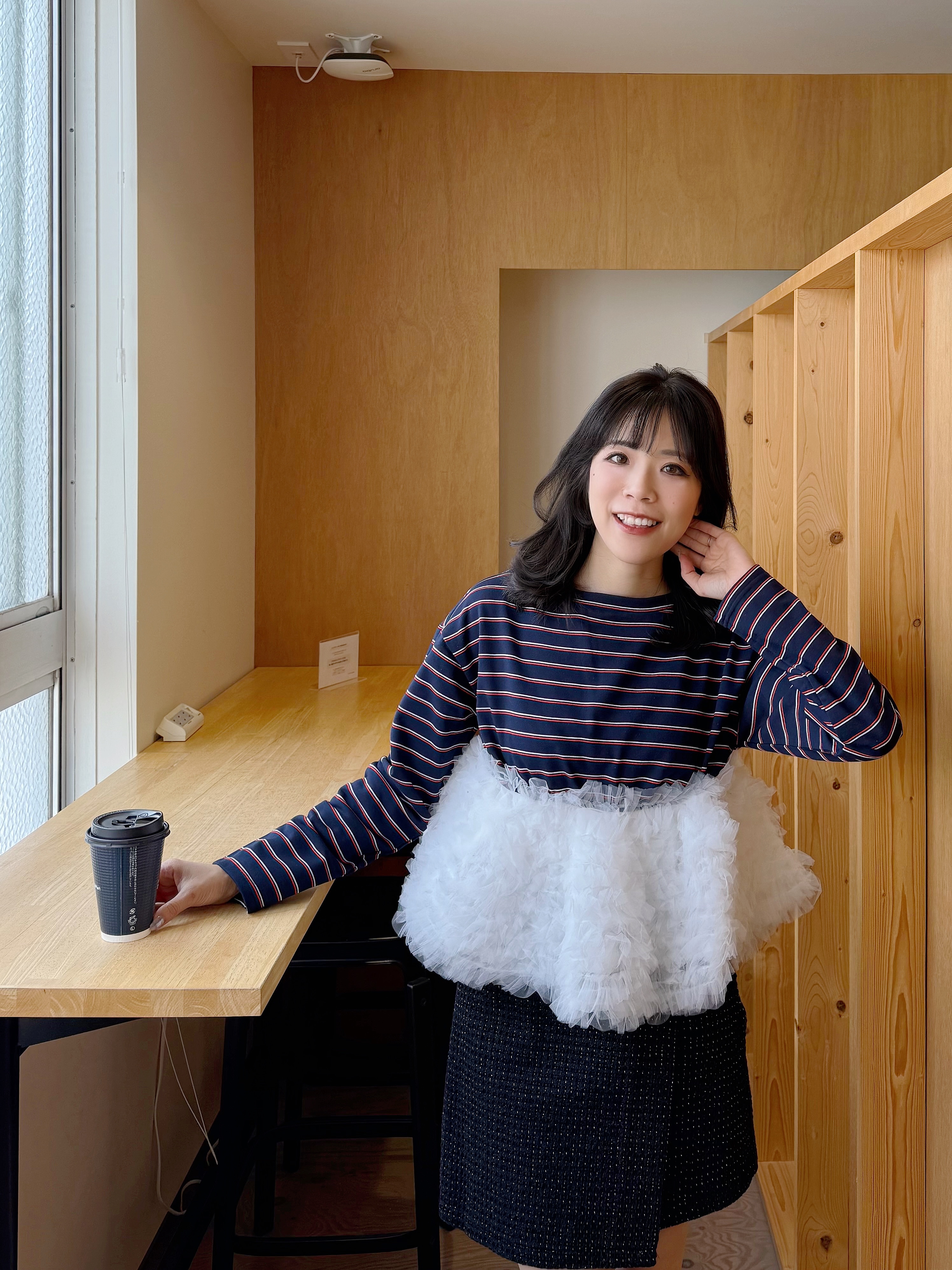 SpecialPrice•3色•紗紗間條上衣