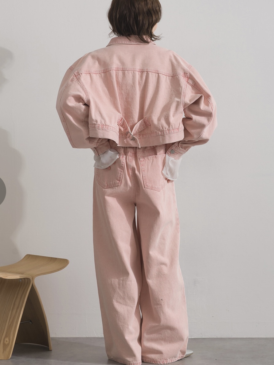 2色•淡色系小寬鬆牛仔外套