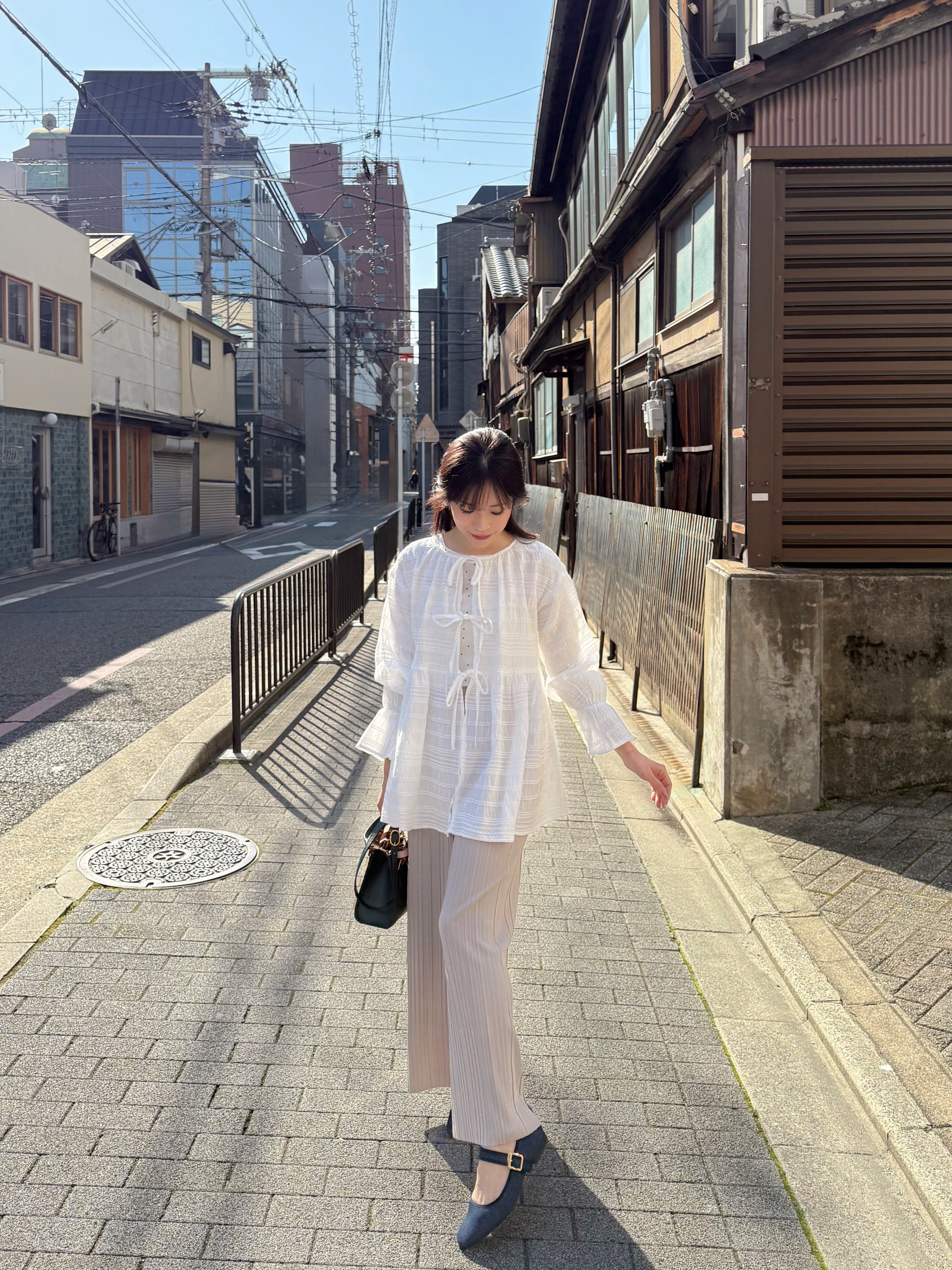 4色•2 Way前後束袖外套上衣