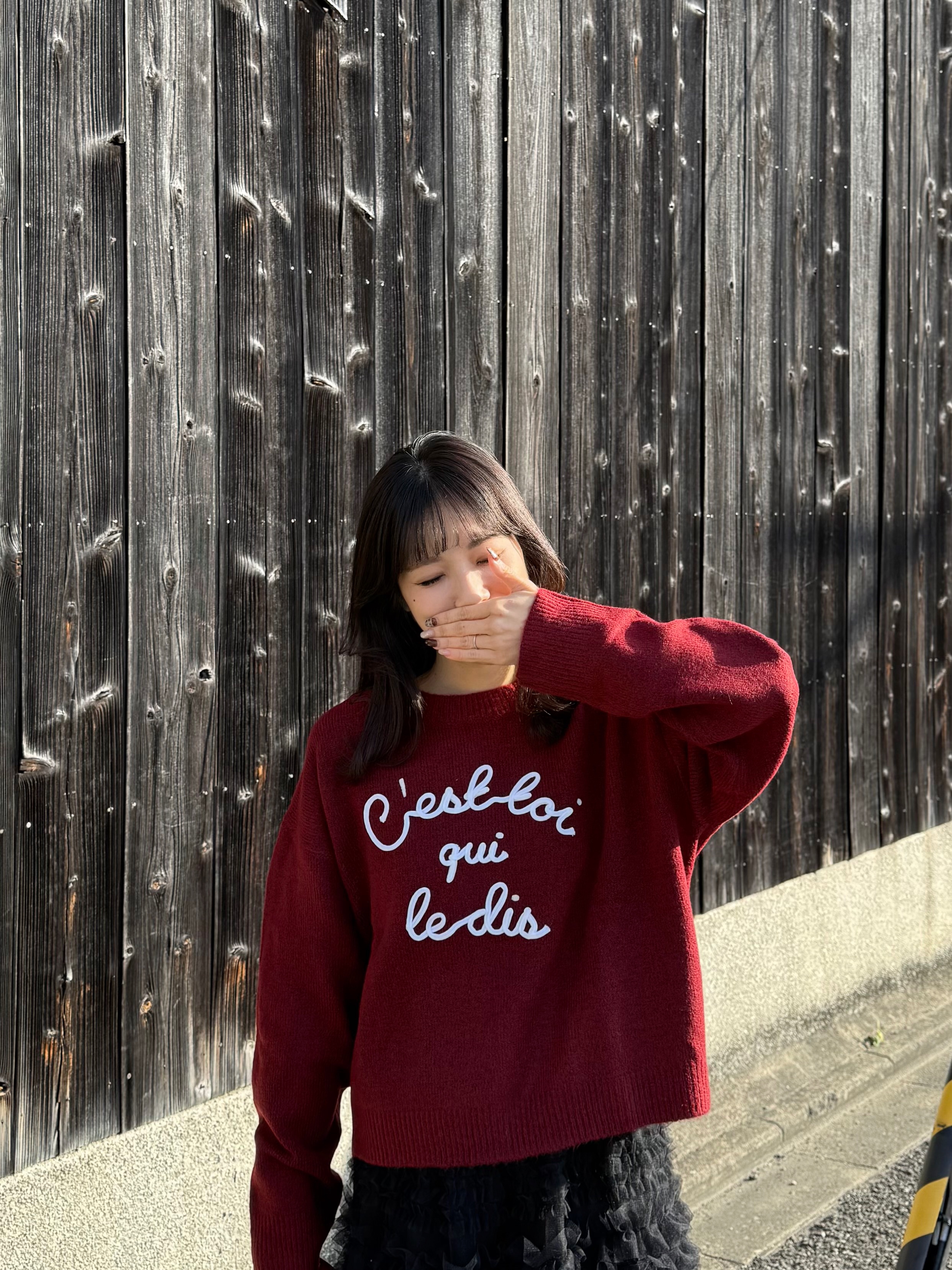 3色•字母車線冷衫