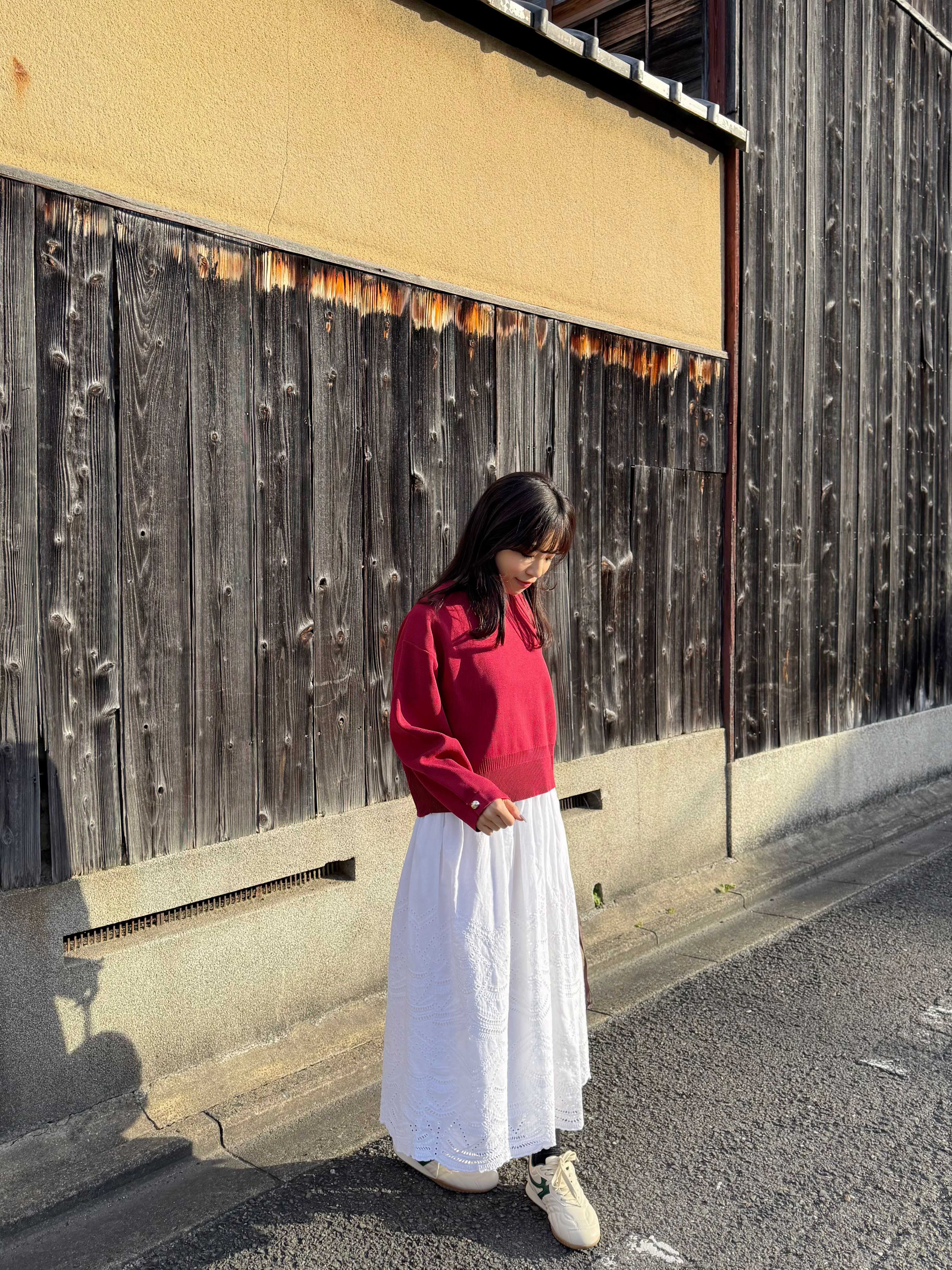 7色•金扣手袖防起毛粒針織上衣