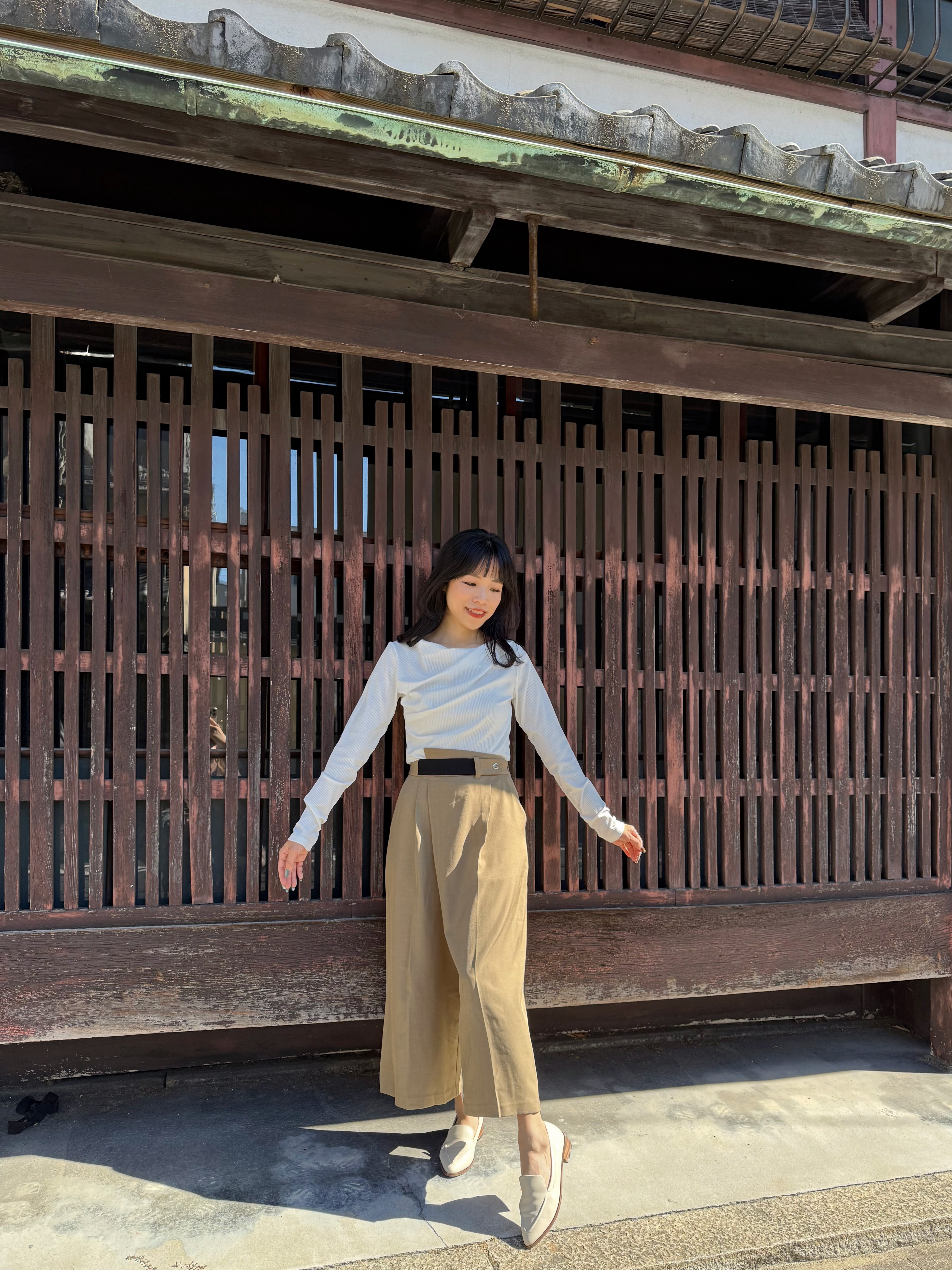 5色•不規則領長袖上衣