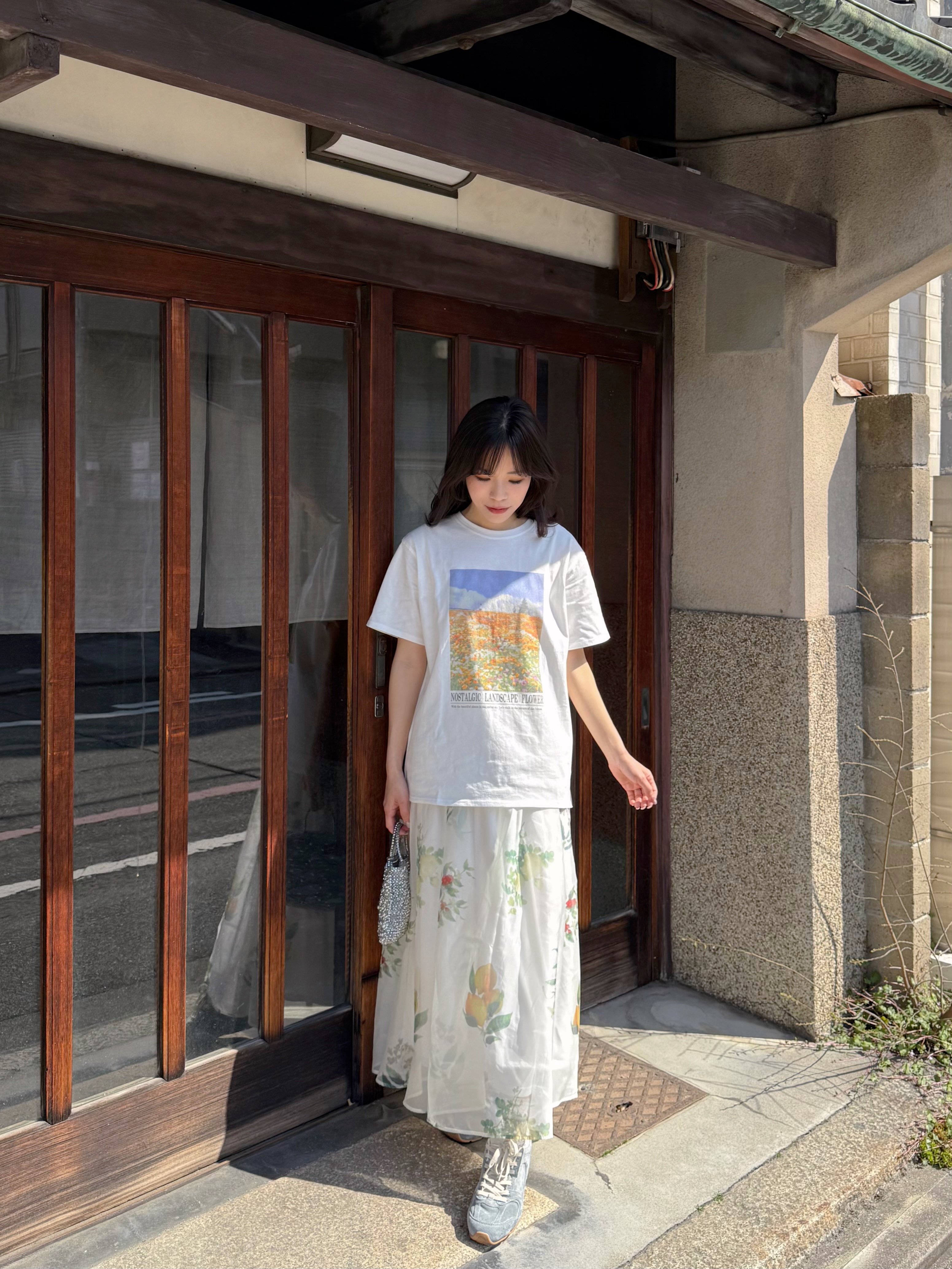 風景油畫短袖Tee