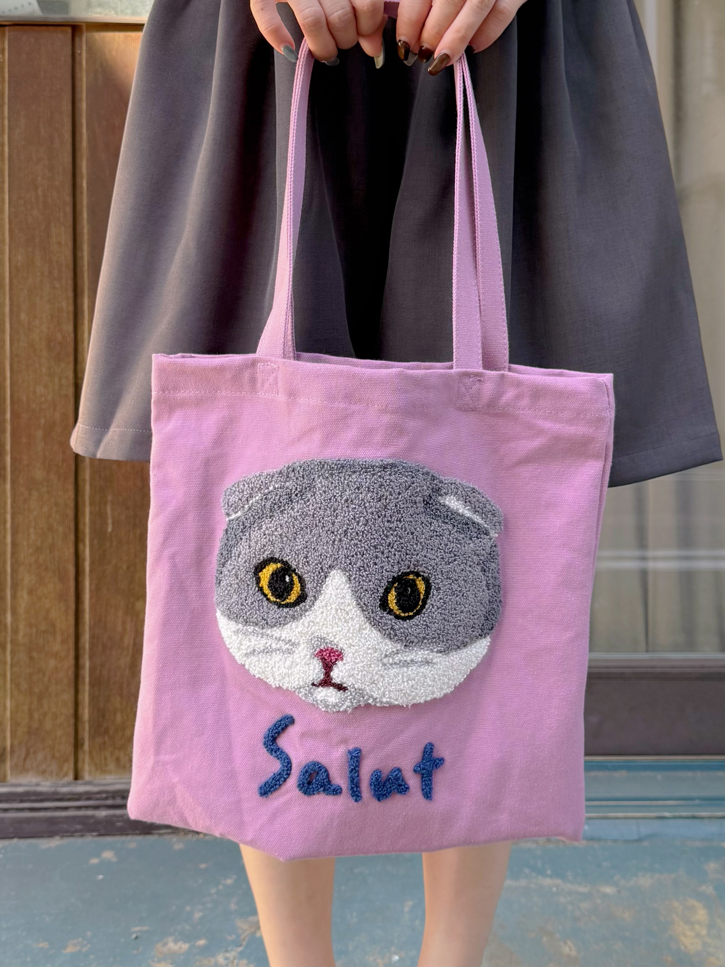 立體貓貓帆布袋