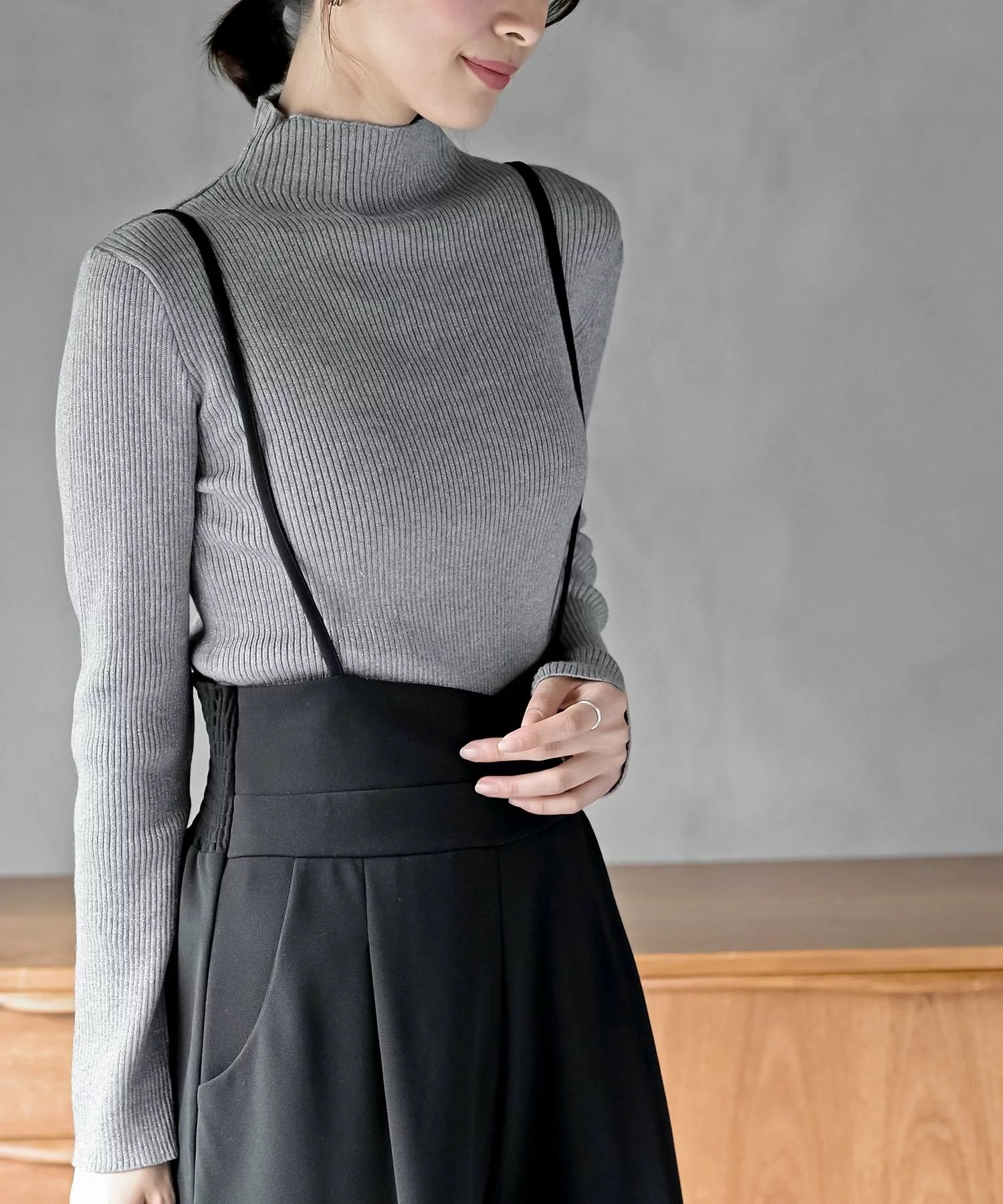 閃閃企領針織上衣