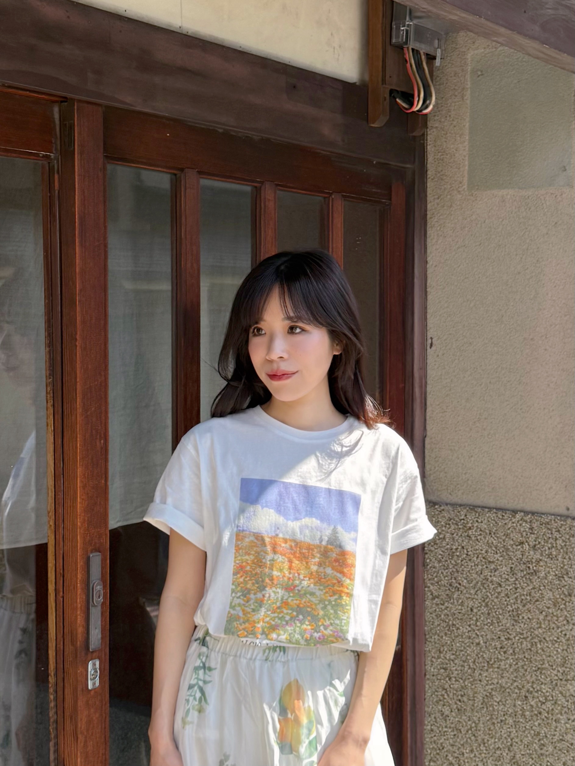 風景油畫短袖Tee