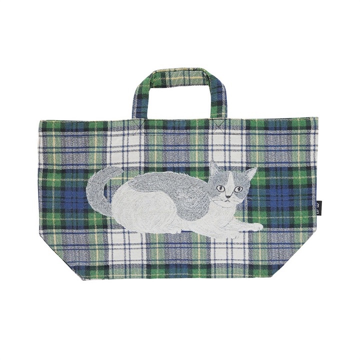 松美Miyuki貓貓刺繡餃子袋