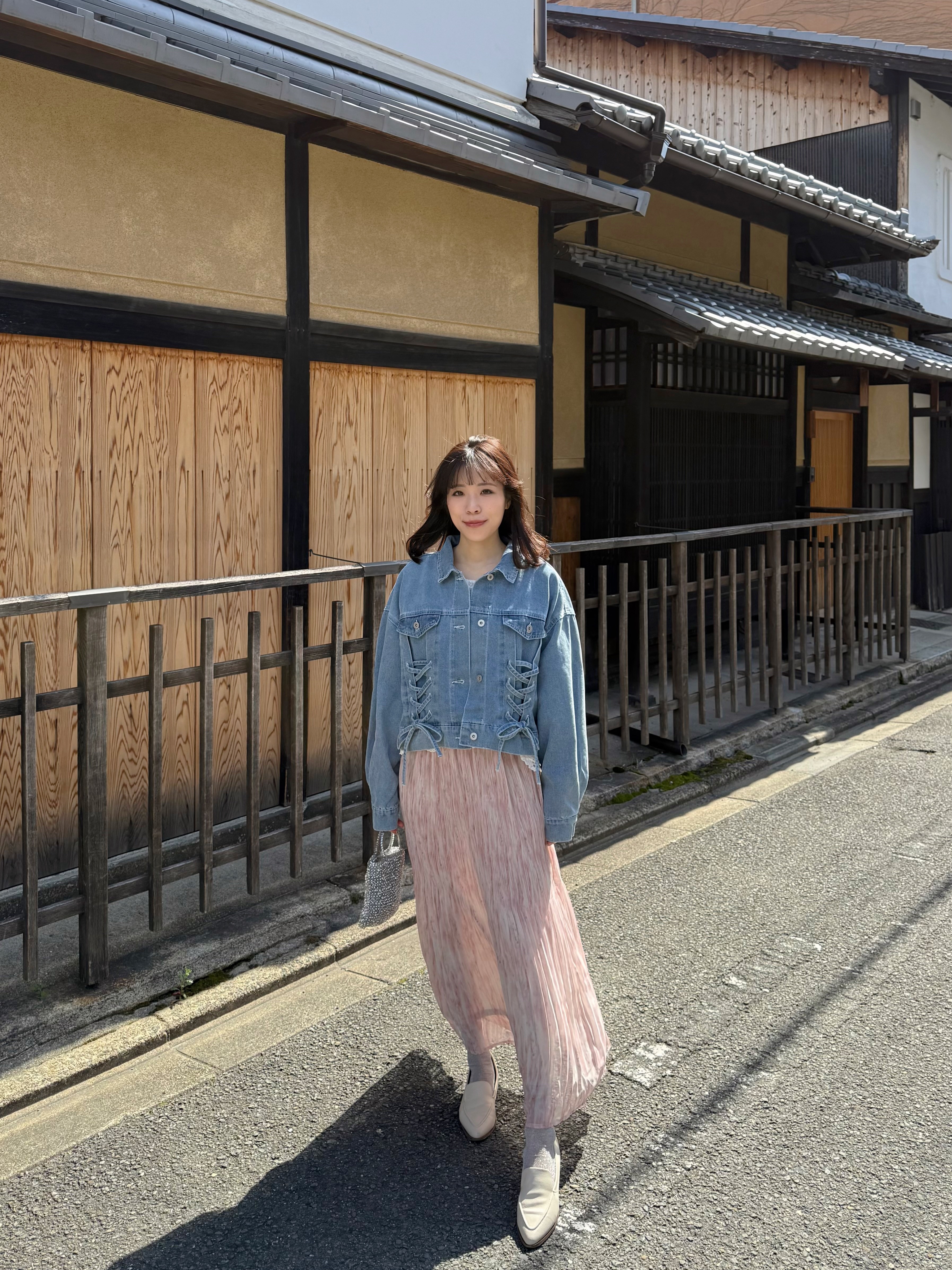 3色•蝴蝶結牛仔外套