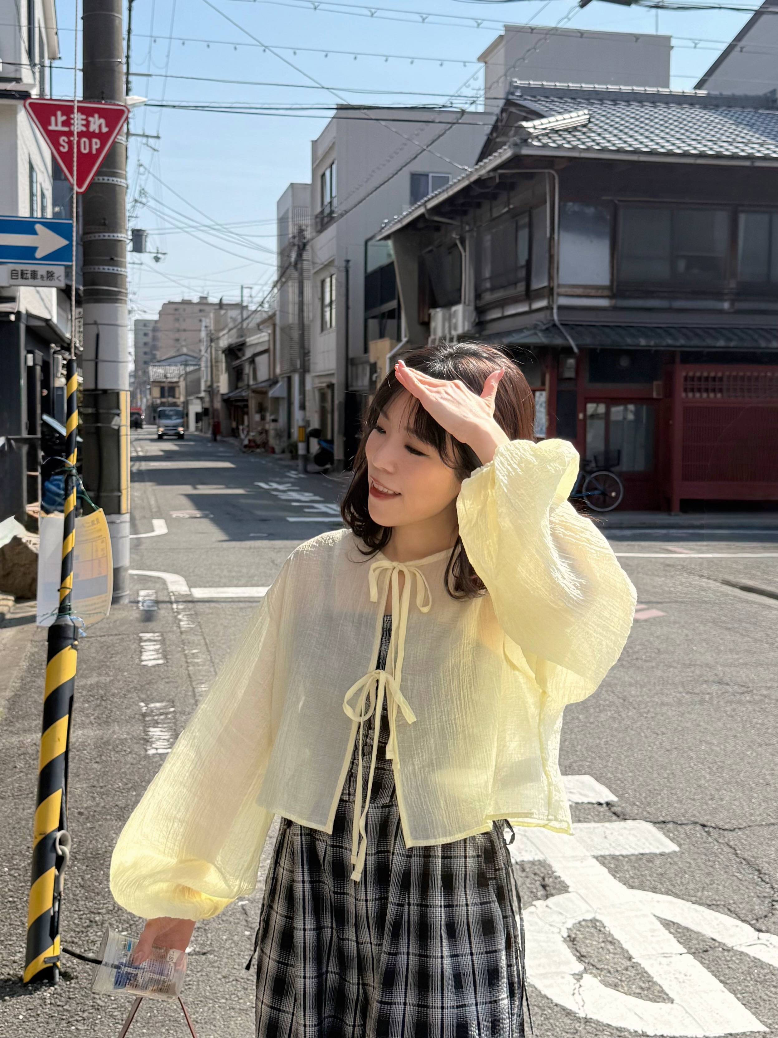 5色•2 Way前後薄雪紡外套上衣