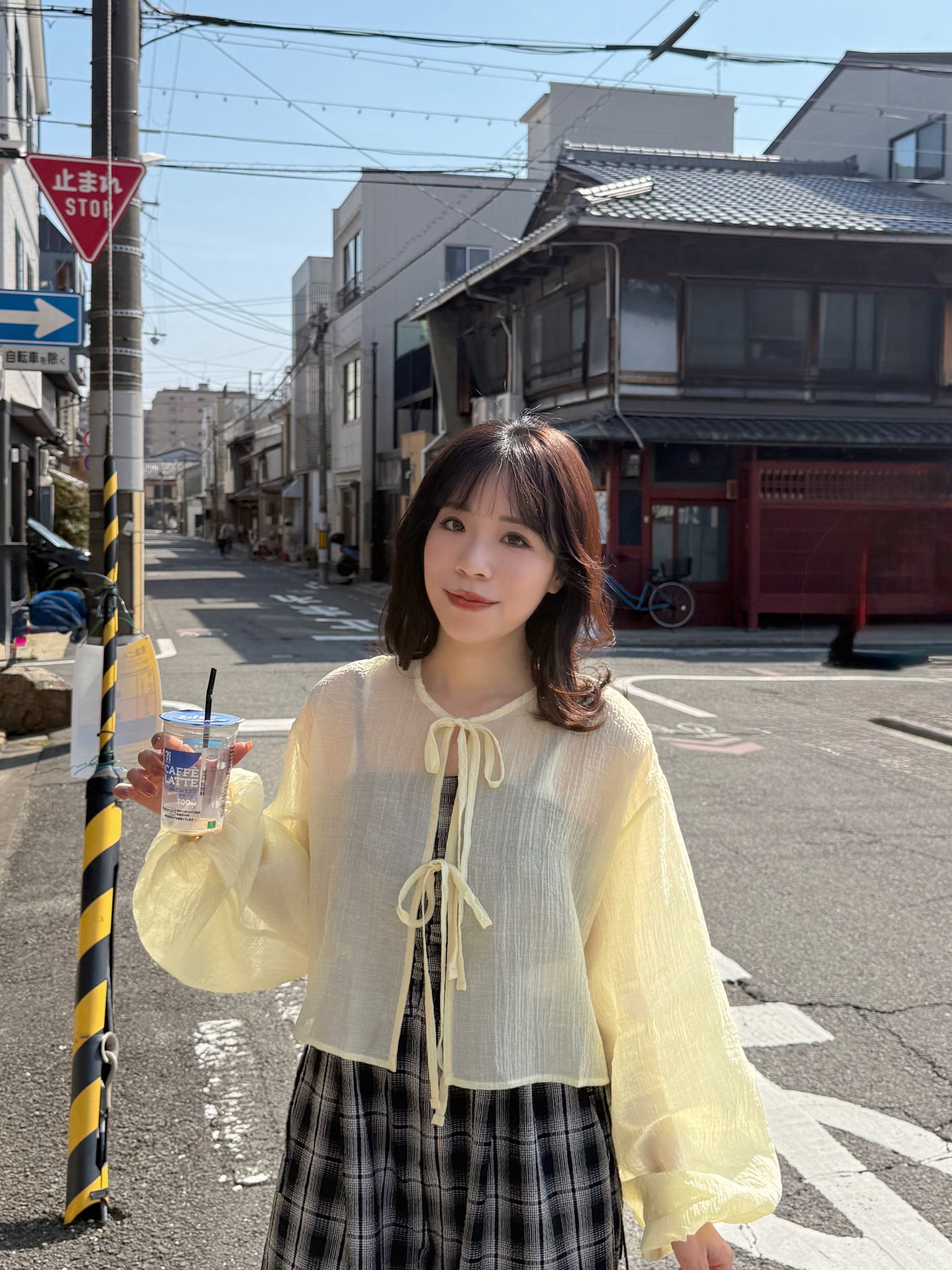 5色•2 Way前後薄雪紡外套上衣