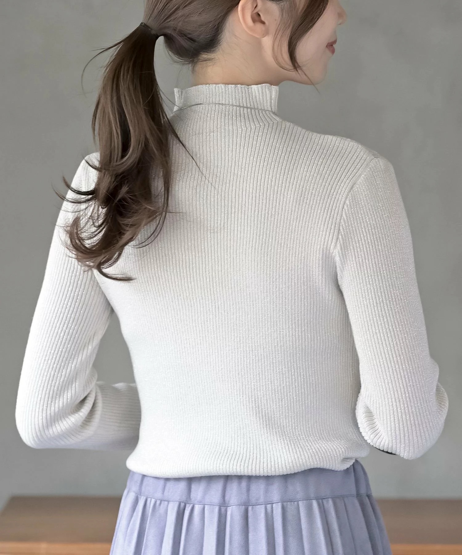 閃閃企領針織上衣