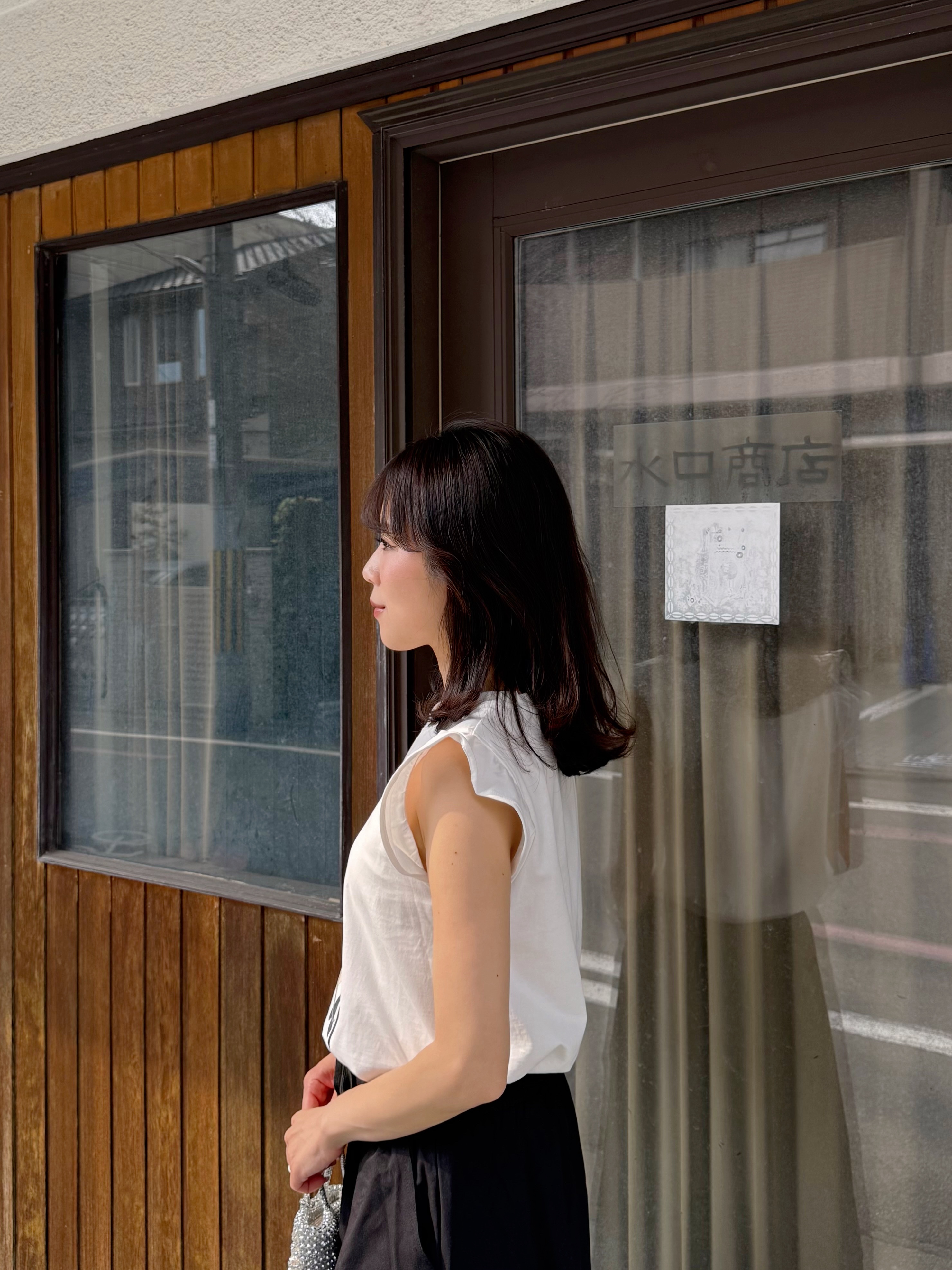 香水草編帽飄飄袖Tee