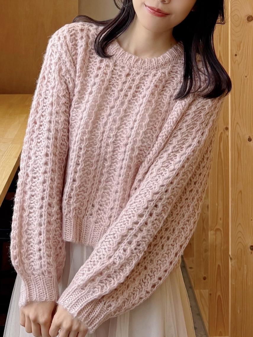 3色•通花鏤空冷衫